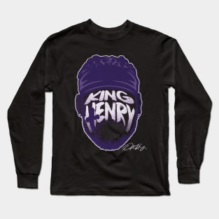 Derrick Henry Baltimore Player Silhouette Long Sleeve T-Shirt